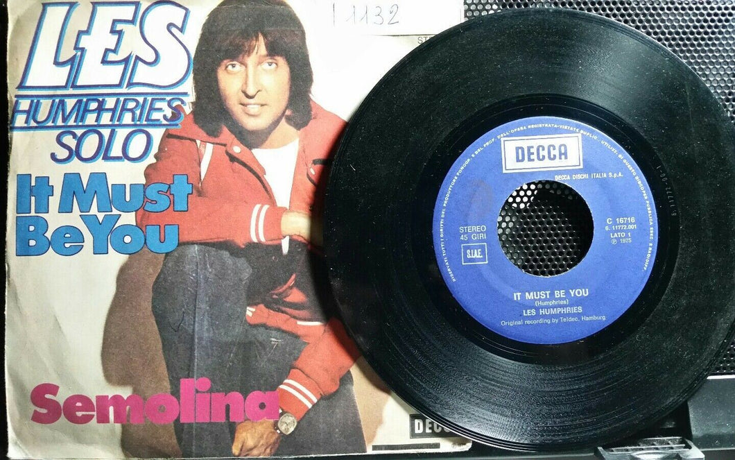 LES HUMPHRIES IT MUST BE YOU/SEMOLINA 7