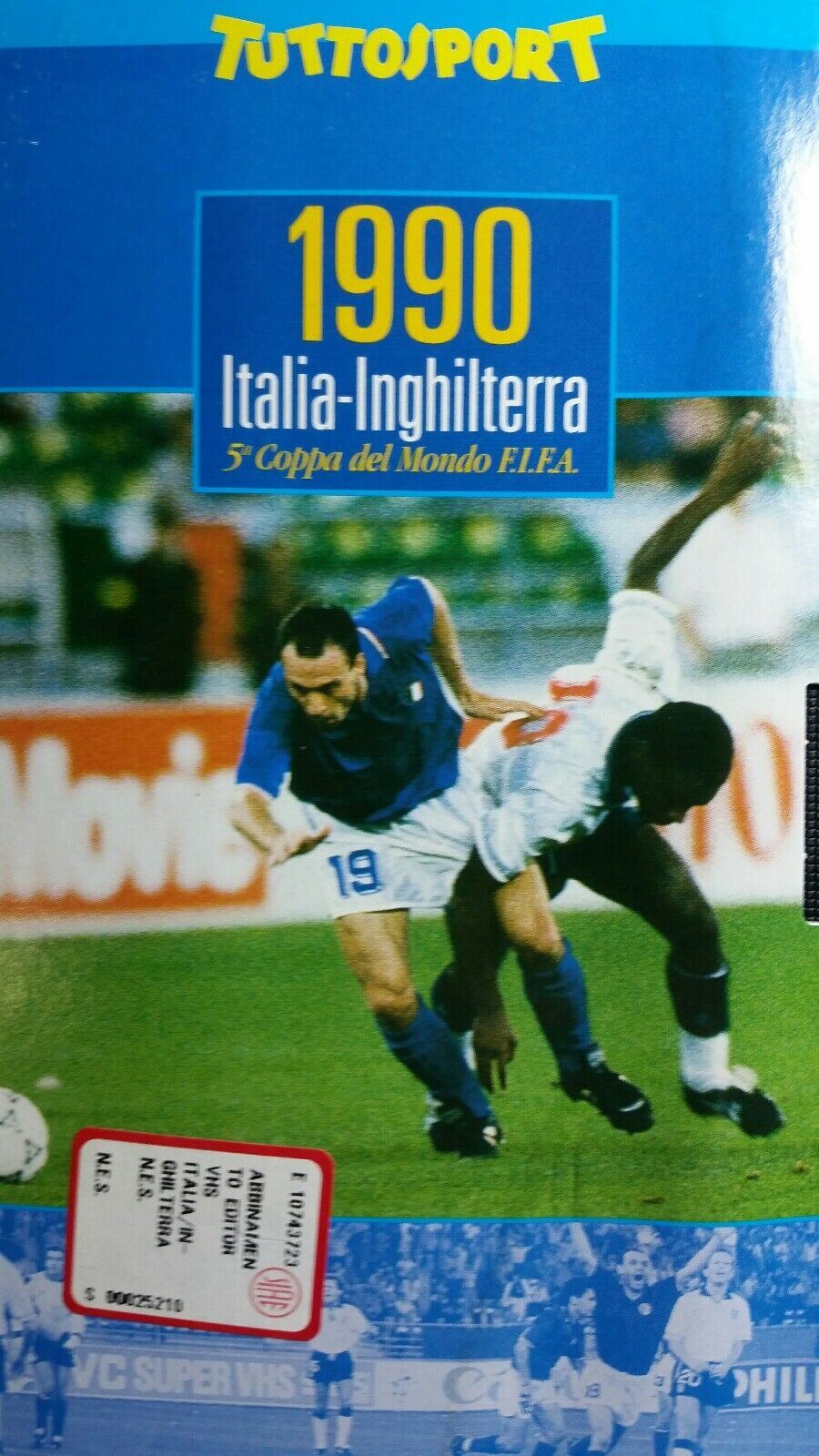 ITALIA INGHILTERRA 1990 TUTTOSPORT VHS