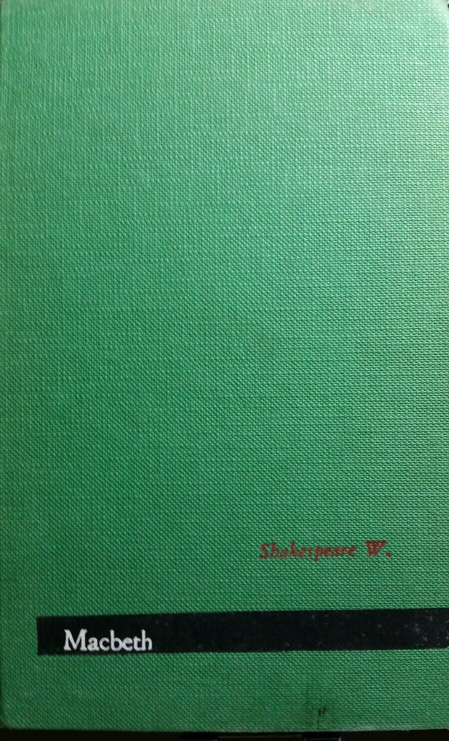 MACBETH W.SHAKESPEARE MAESTRI ED.PAOLINE