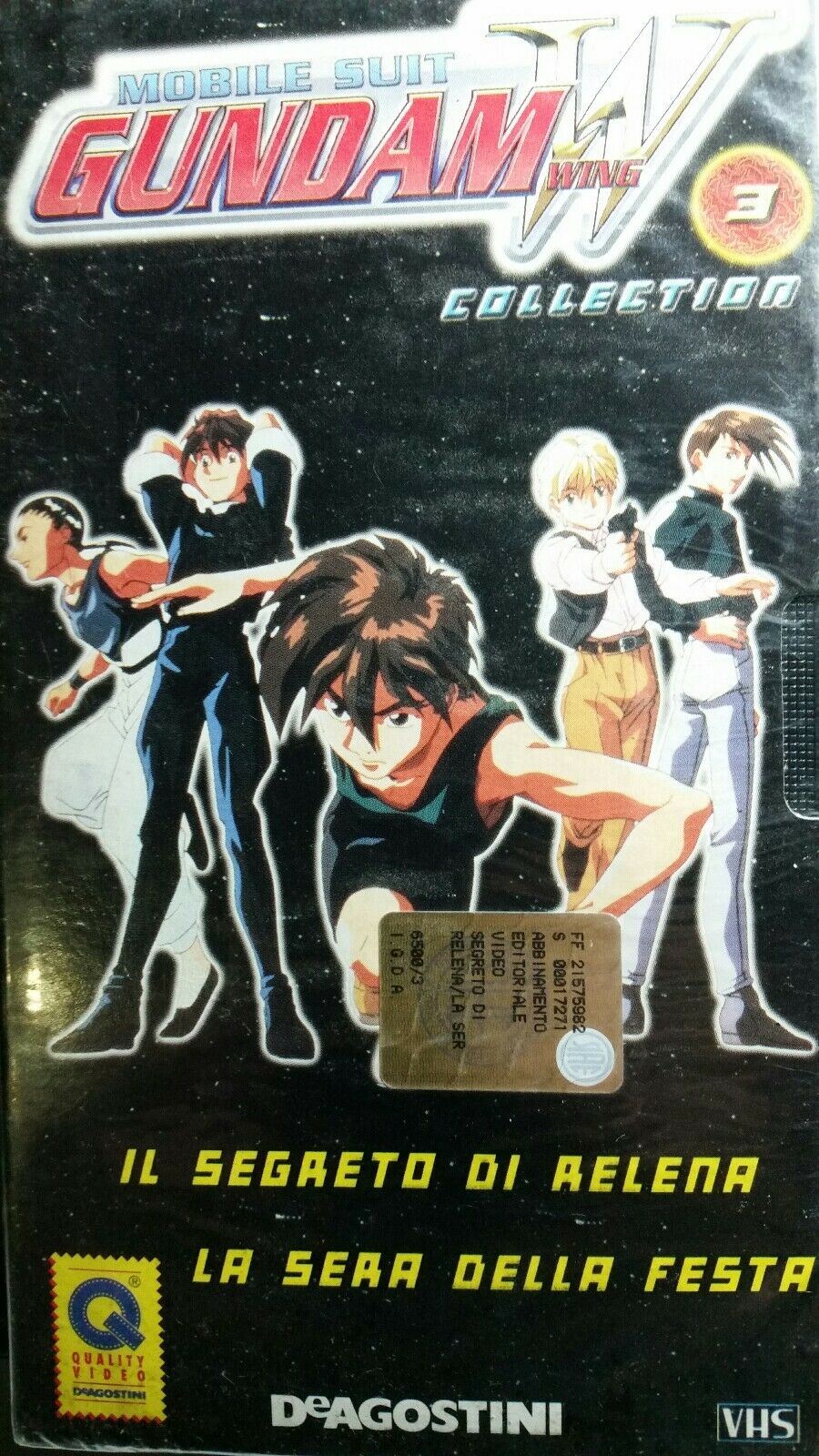 MOBILE SUIT GUNDAM WING COLLECTION N.3 VHS