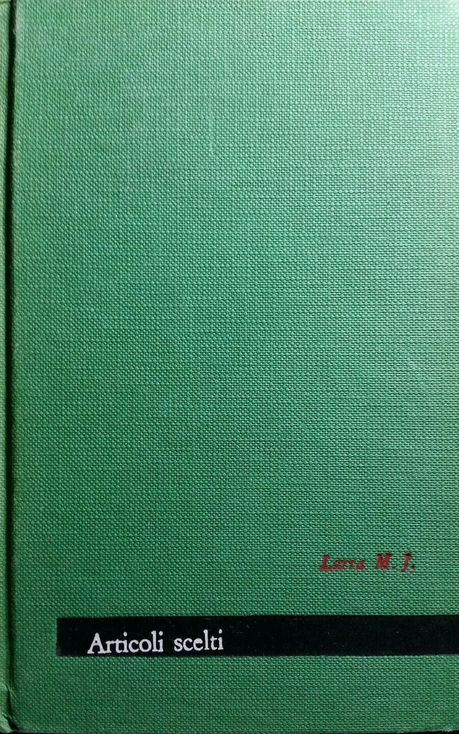 ARTICOLI SCELTI M.J.DE LARRA MAESTRI ED.PAOLINE