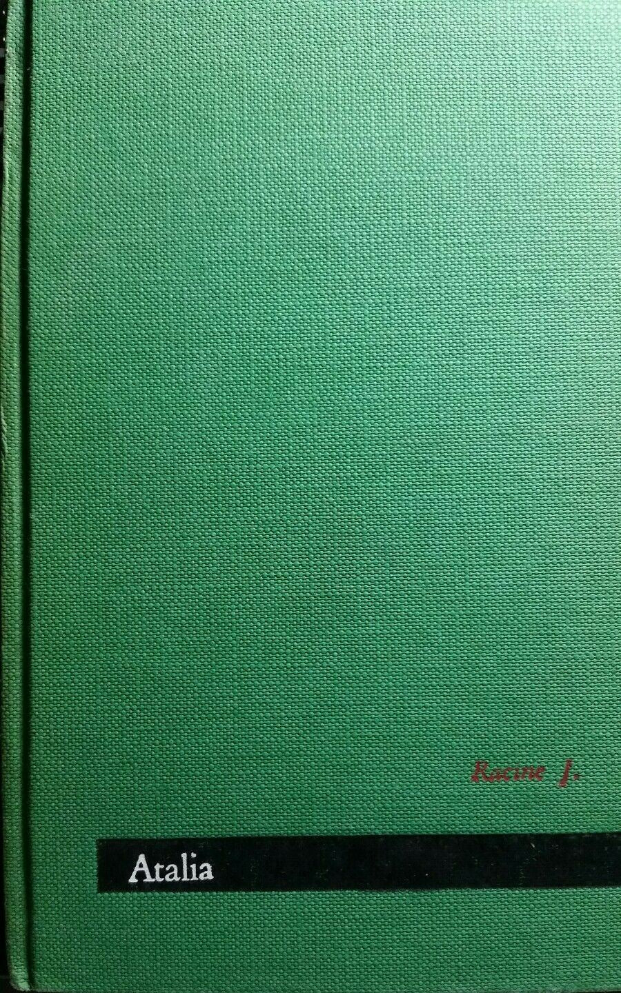 ATALIA J.RACINE MAESTRI ED.PAOLINE
