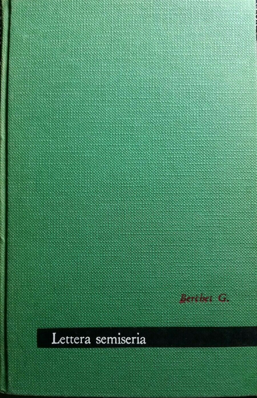 LETTERA SEMISERIA G.BERCHET MAESTRI EDIZIONI PAOLINE