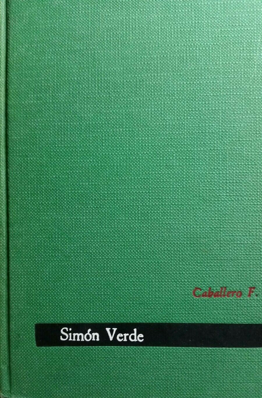 SIMON VERDE F.CABALLERO MAESTRI ED.PAOLINE