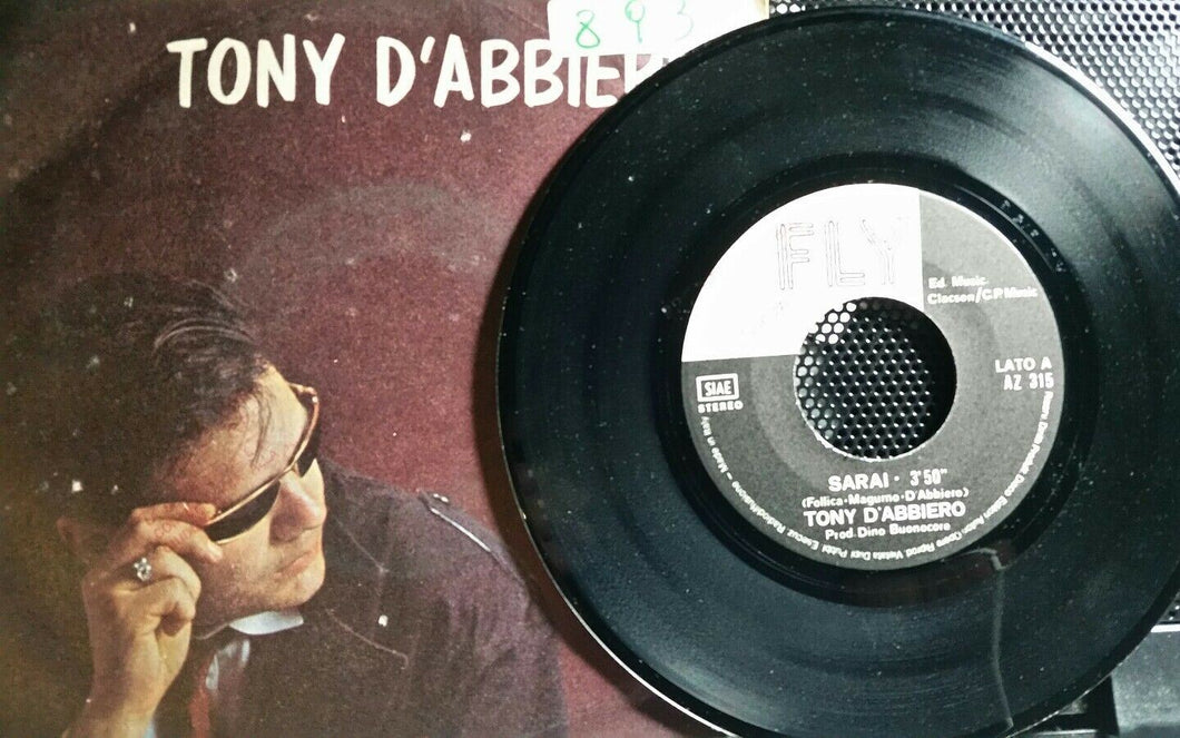 TONY D'ABBIERO SARAI/ANNA VINILE 7