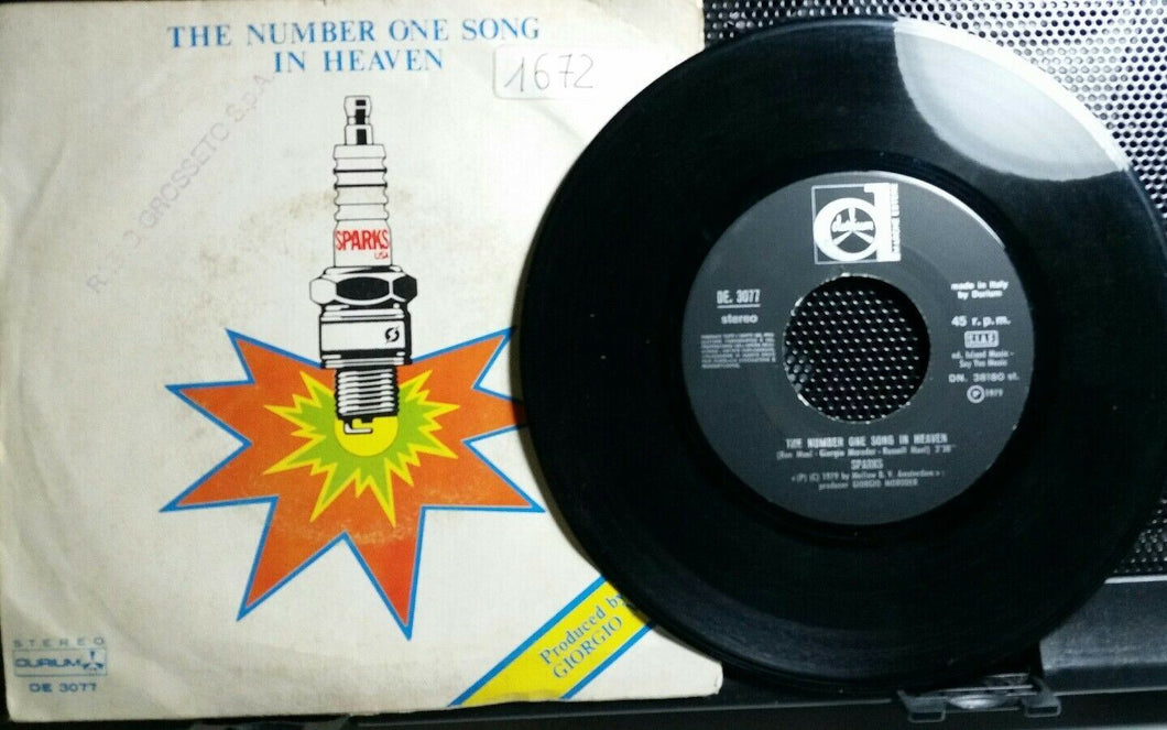 SPARKS THE NUMBER ONE SONG IN HEAVEN/MY OTHER VOICE 7