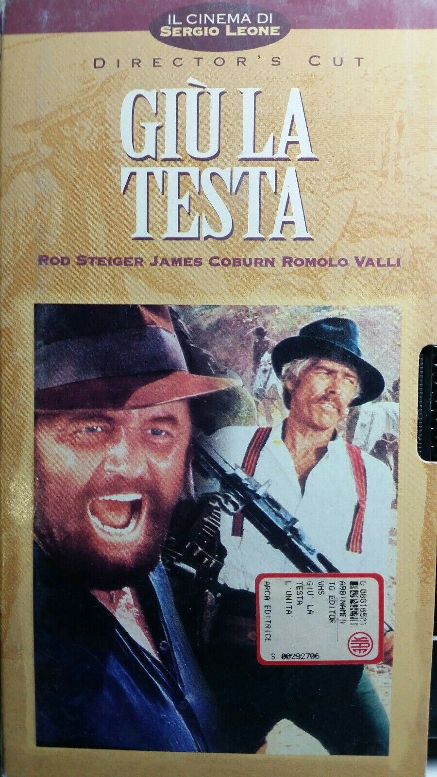 GIÙ LA TESTA SERGIO LEONE VHS