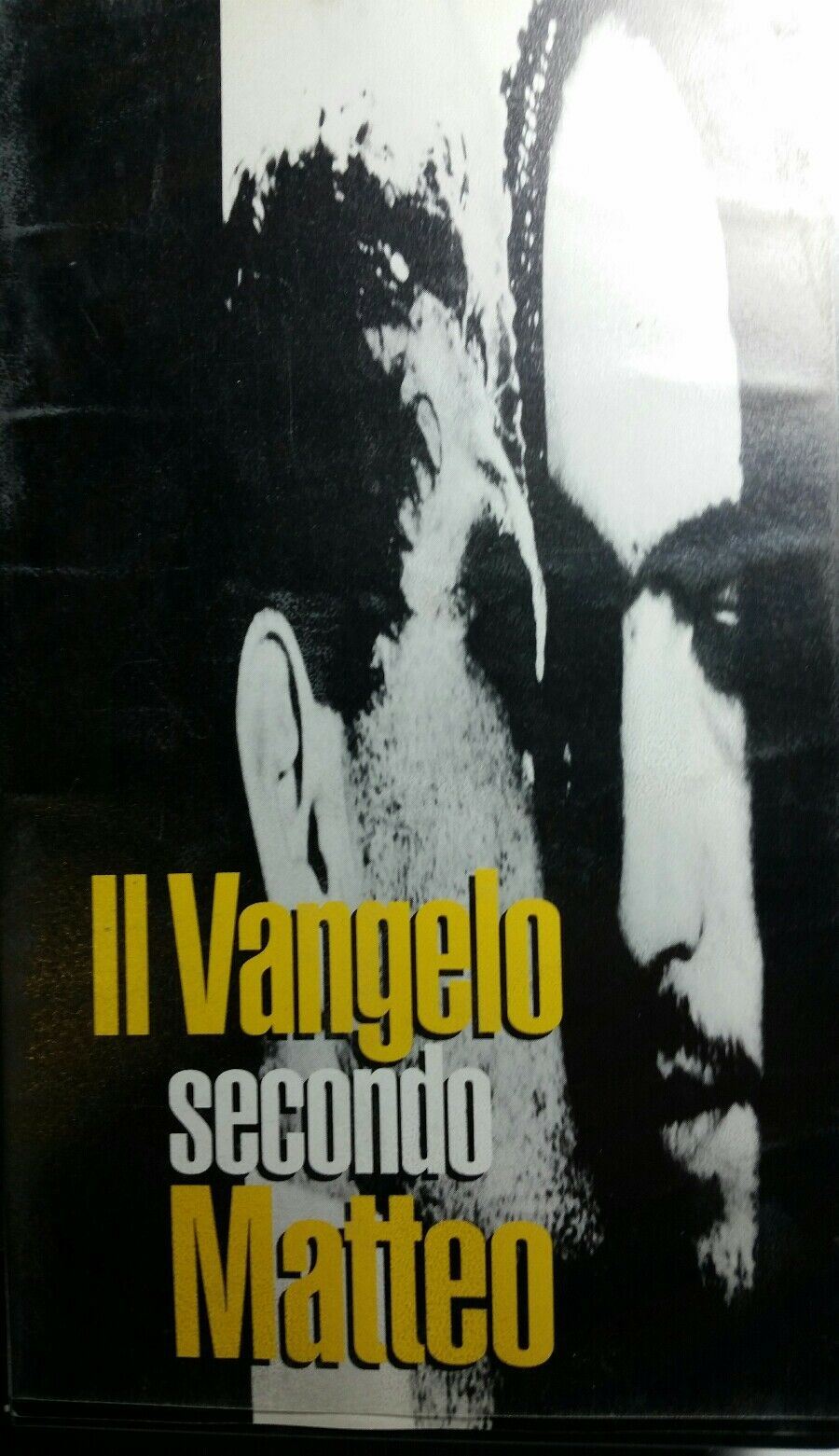 IL VANGELO SECONDO MATTEO PIER PAOLO PASOLINI VHS