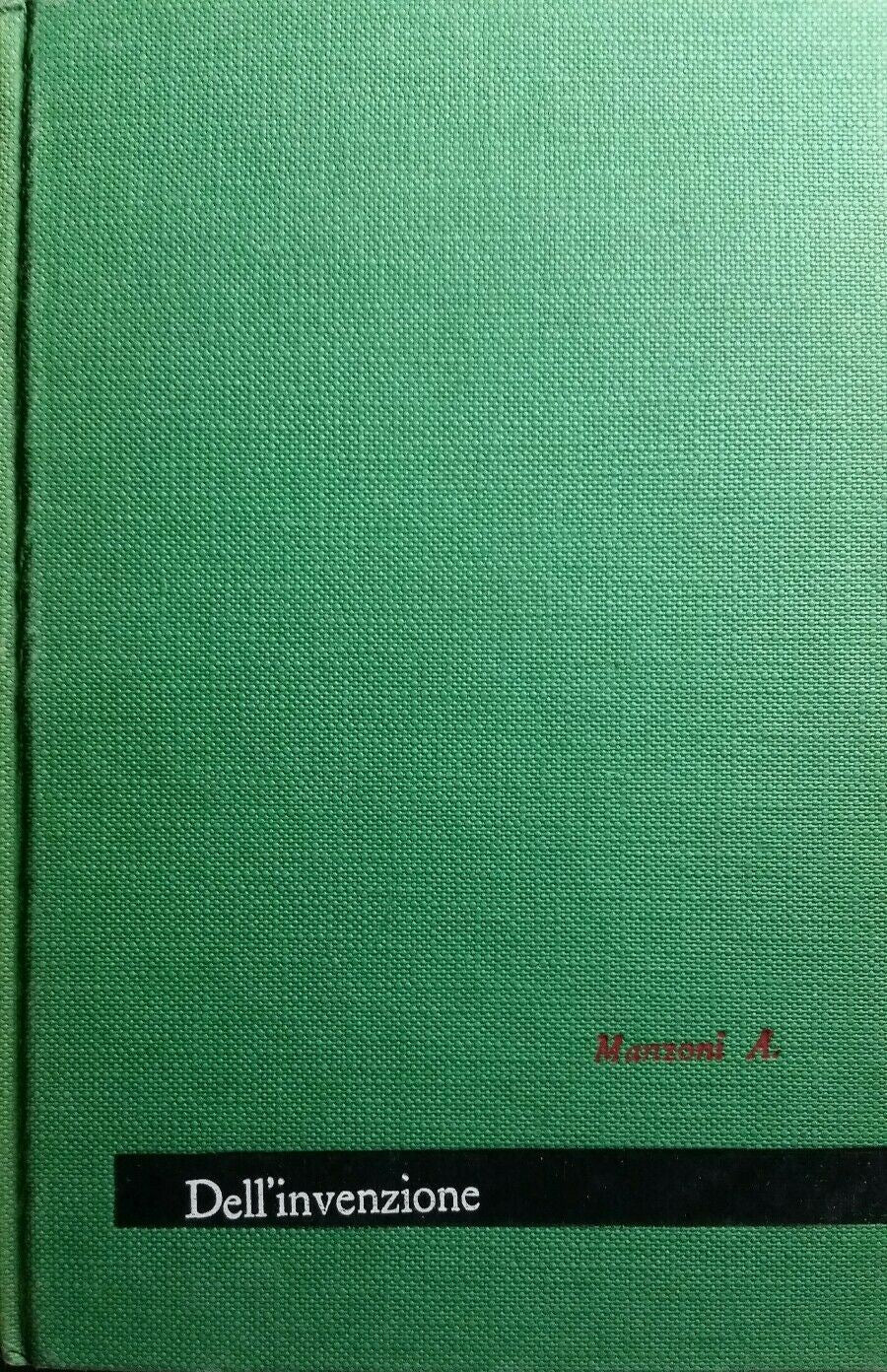 DELL'INVENZIONE A.MANZONI MAESTRI ED.PAOLINE S109