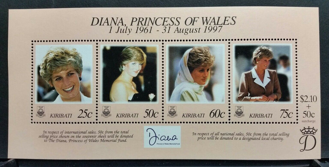 KIRIBATI DIANA PRINCESS OF WALES 1997 MINT RD01