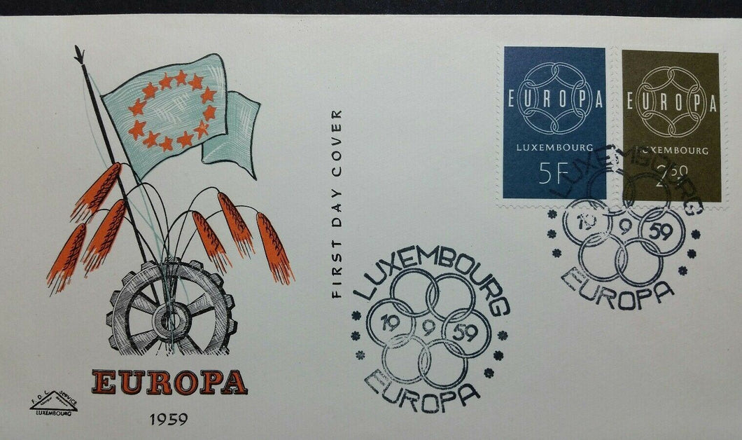 FDC - Lussemburgo - Europa - 1959 RB03