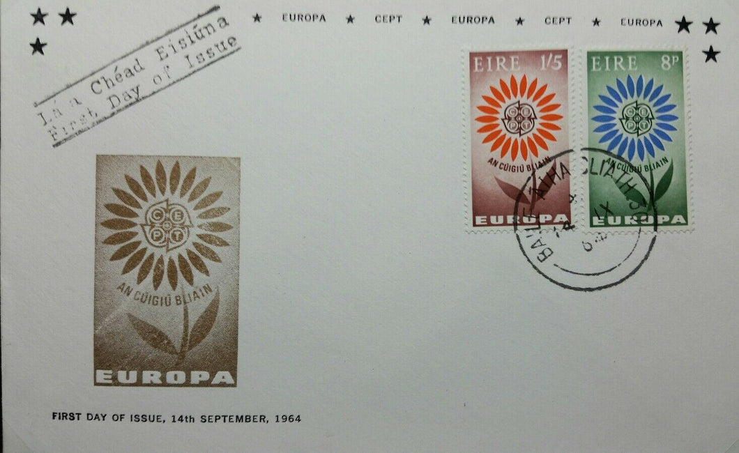 EIRE BUSTA FDC EUROPA CEPT RB03