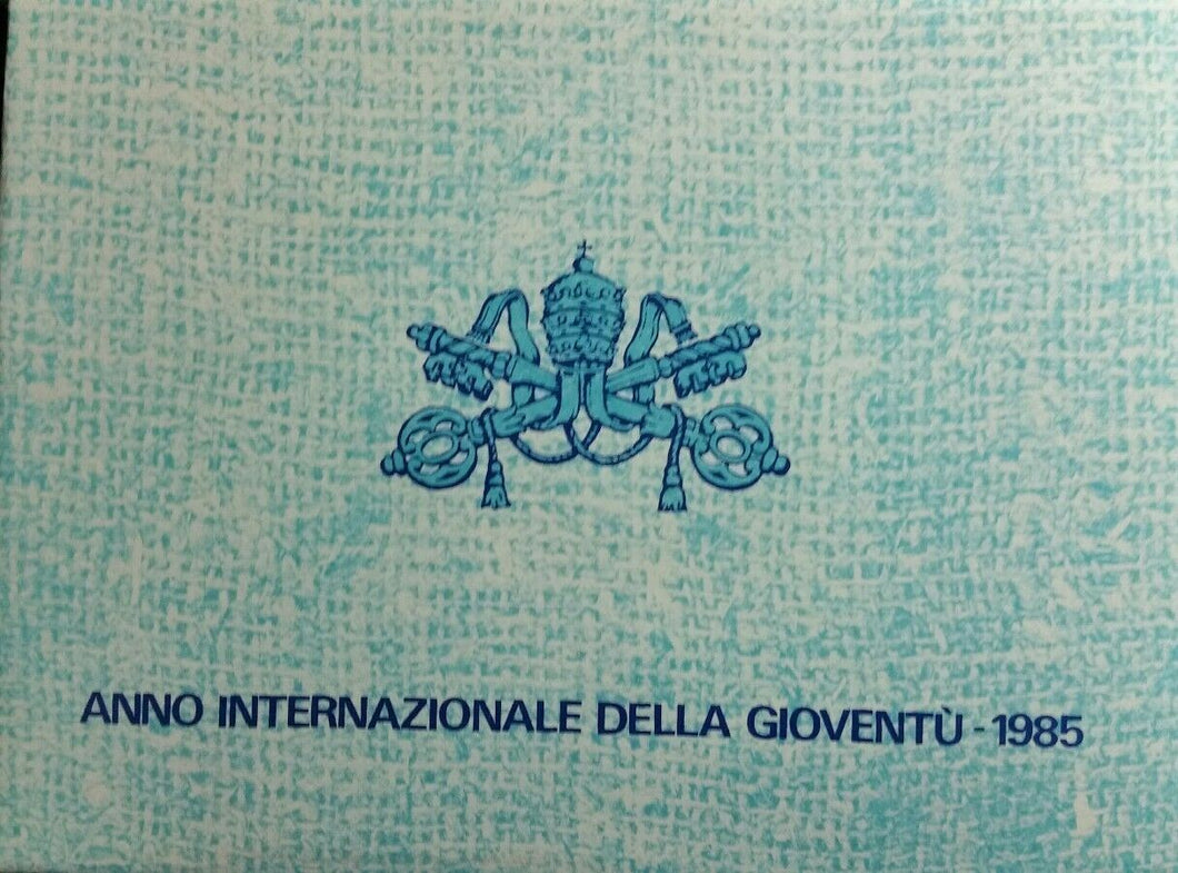 1985 VATICANO N. 4 CARTOLINE POSTALI ANNO DELLA GIOVENTU BB01