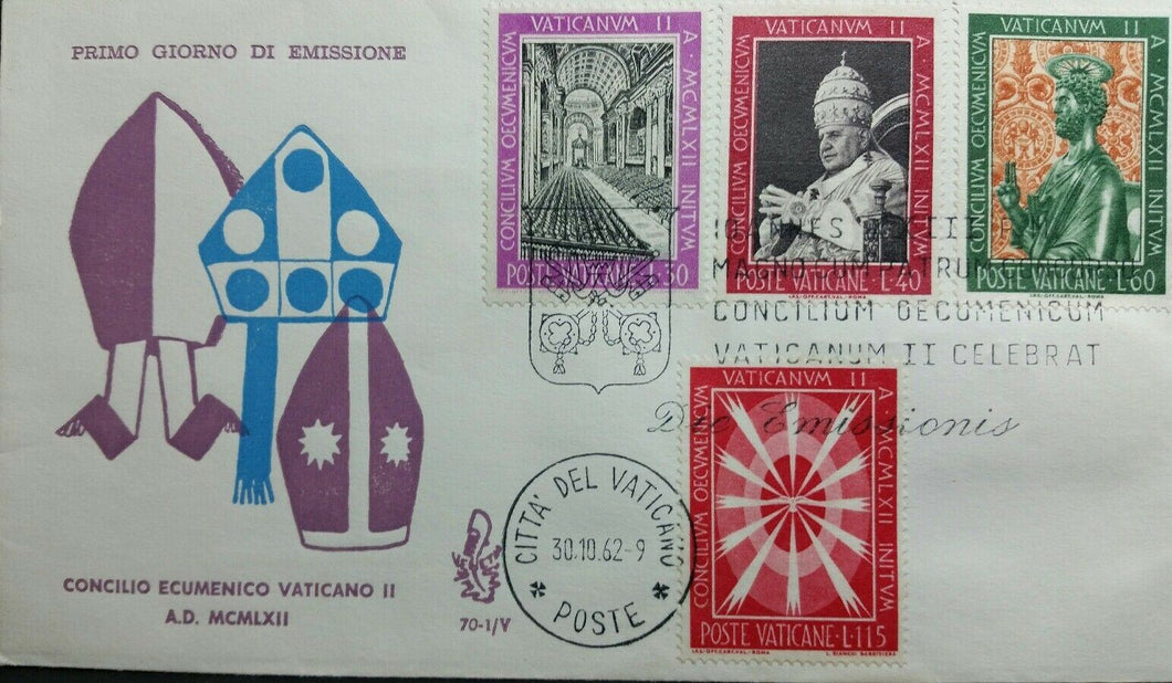 VATICANO 1962 - CONCILIO VATICANO II - FDC VENETIA BB01