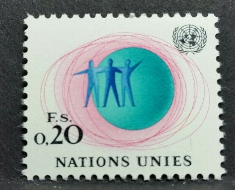 ONU GENEVA 1969 DEFINITIVA F. 0 20 MNH RF01