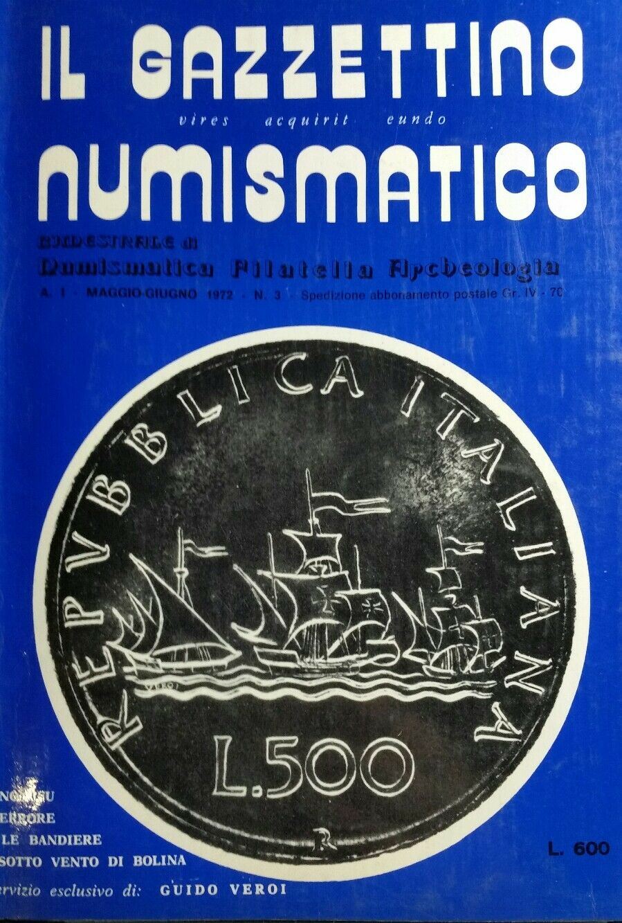 IL GAZZETTINO NUMISMATICO N.3 1972