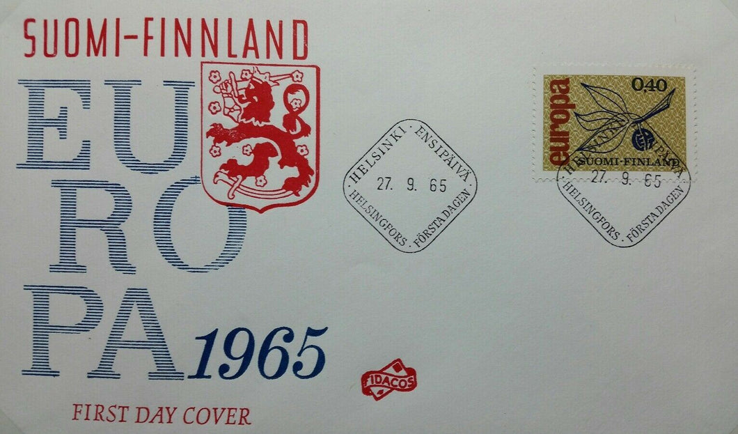 FINLANDIA BUSTA FDC EUROPA CEPT 1965 RB03