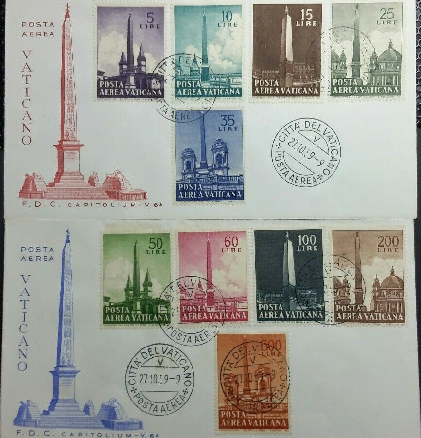 1959 VATICANO POSTA AEREA CAPITOLIUM BB01