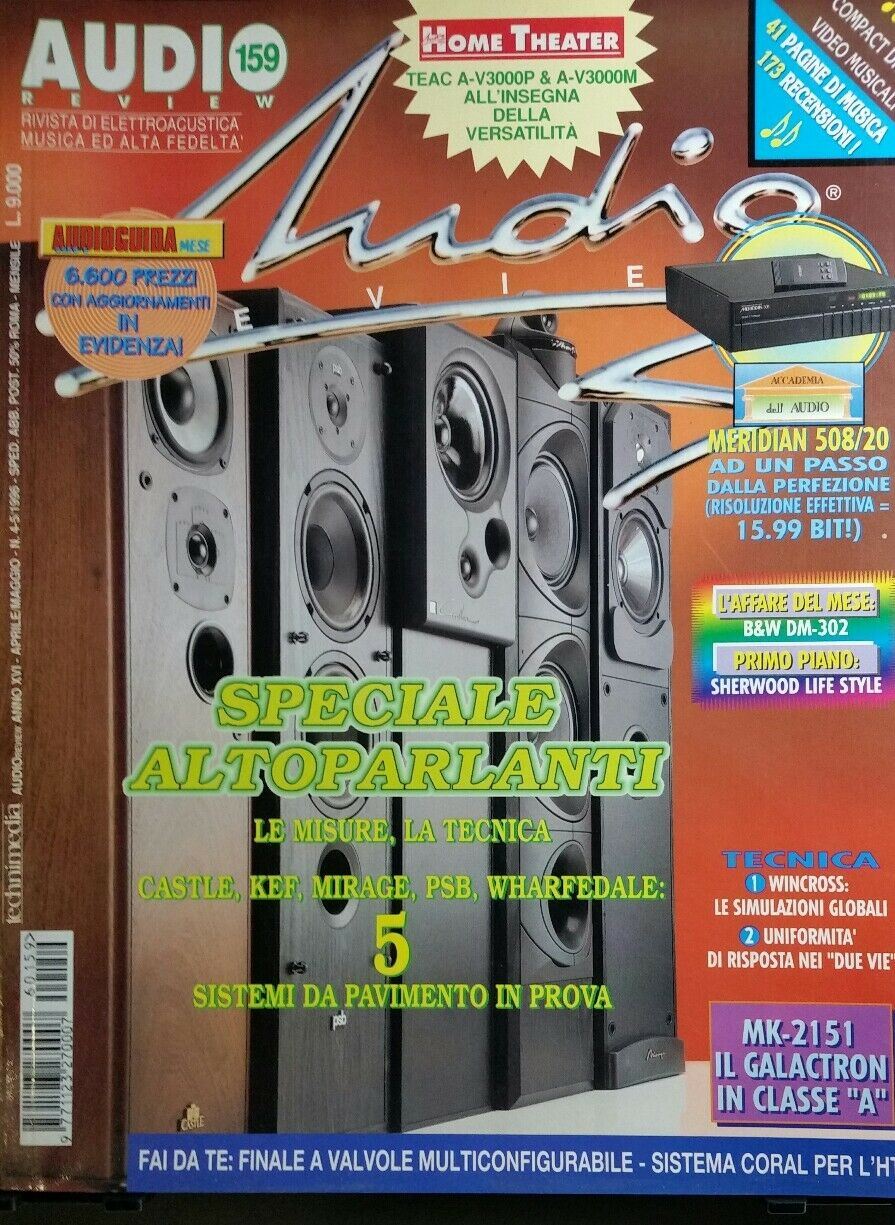 AUDIO REVIEW N.159 APRILE/MAGGIO 1996