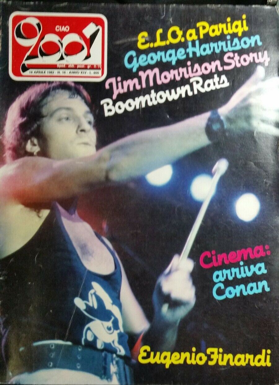 CIAO 2001 16 1982 Eugenio Finardi Jim Morrison ELO Boomtown Rats George Harrison