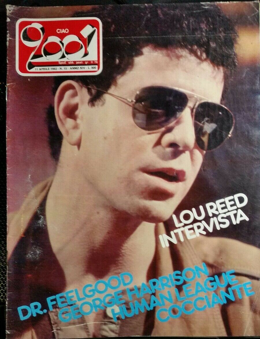 CIAO 2001 N.13 1982 LOU REED GEORGE HARRISON COCCIANTE