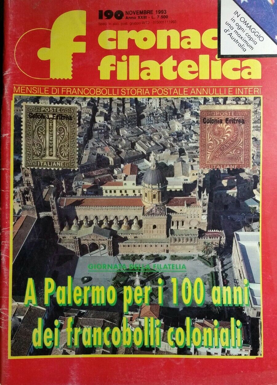 CRONACA FILATELICA N.190 NOVEMBRE 1993
