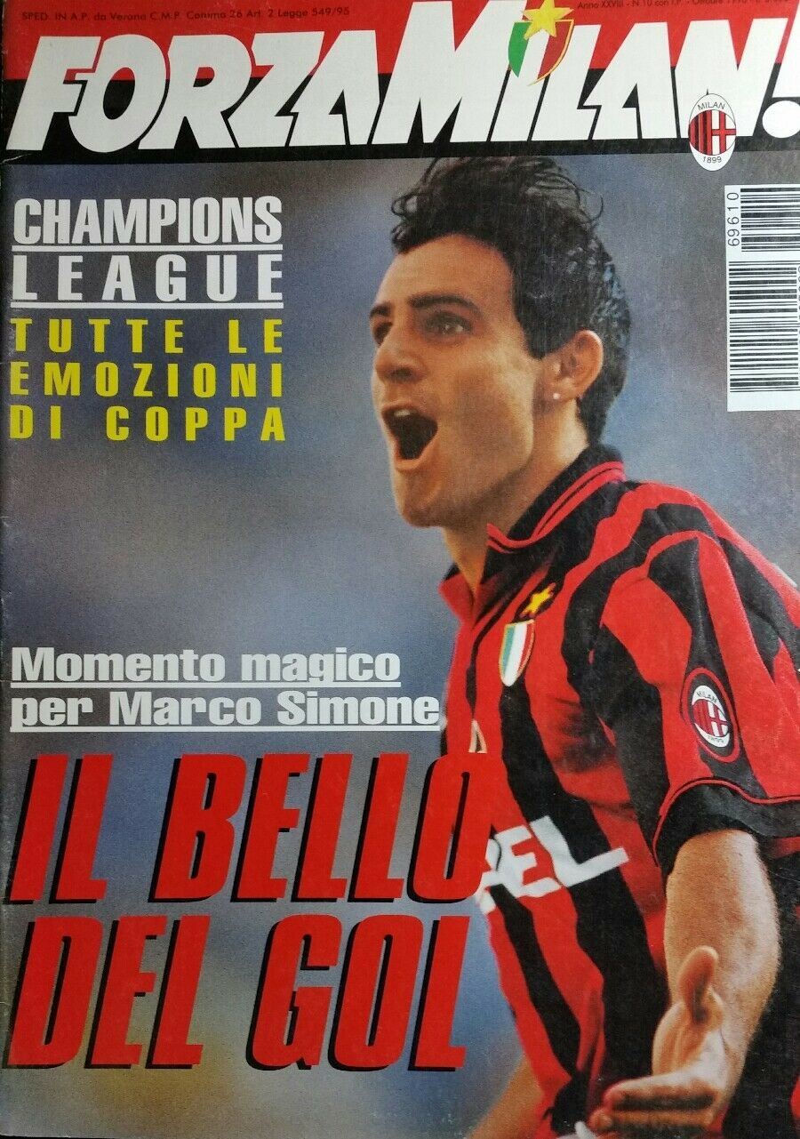 FORZA MILAN! N°10 1996 PORTO ROSEMBORG GOTEBORG CHAMPIONS