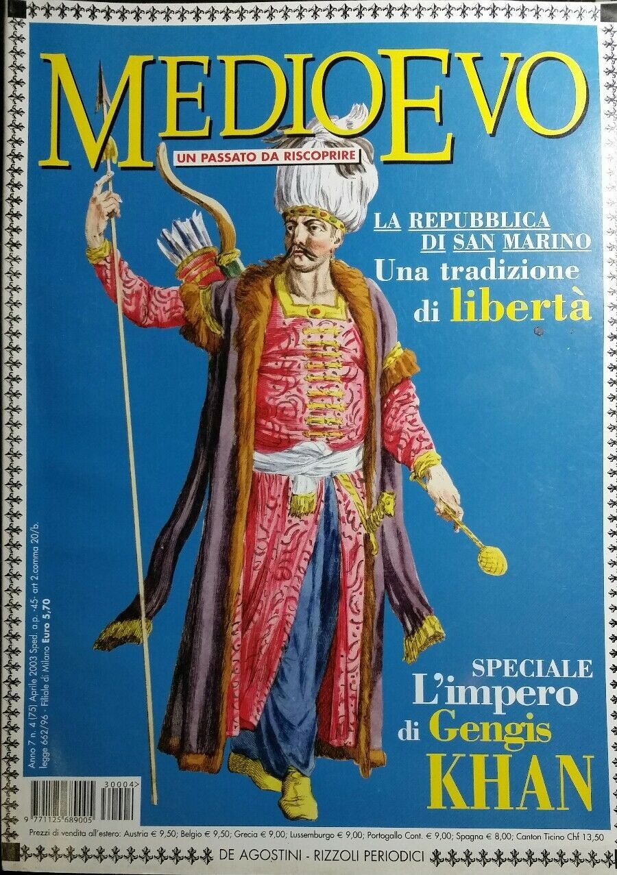 MEDIOEVO N.75 APRILE 2003 GENGIS KAHN