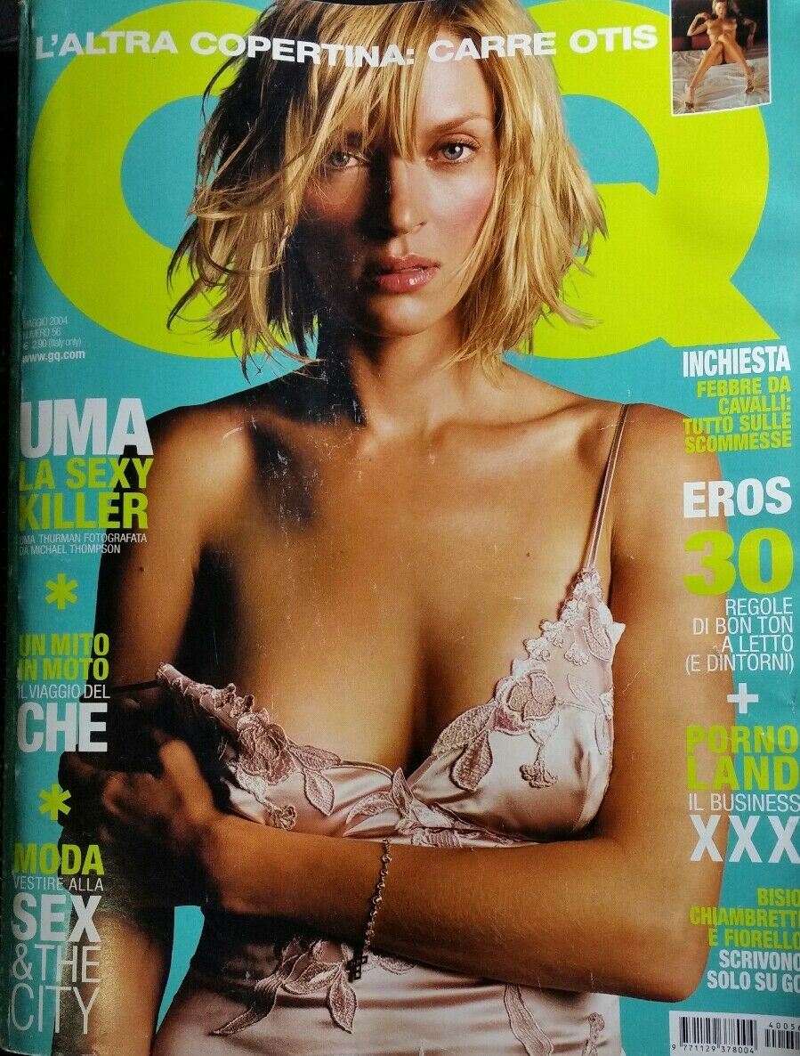 GQ N.56 MAGGIO 2004 UMA THURMAN