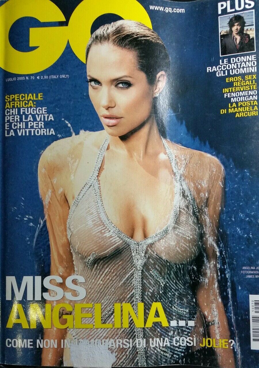 GQ N.70 LUGLIO 2005 ANGIOLINA JOLIE
