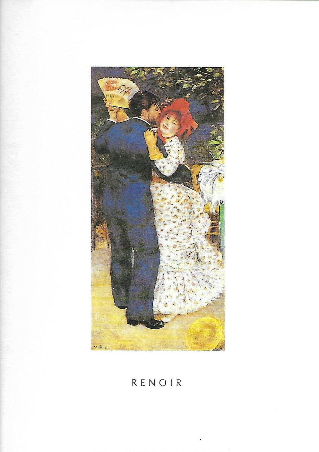 STAMPA ARTISTICA  RENOIR  CM.22X33 CA.