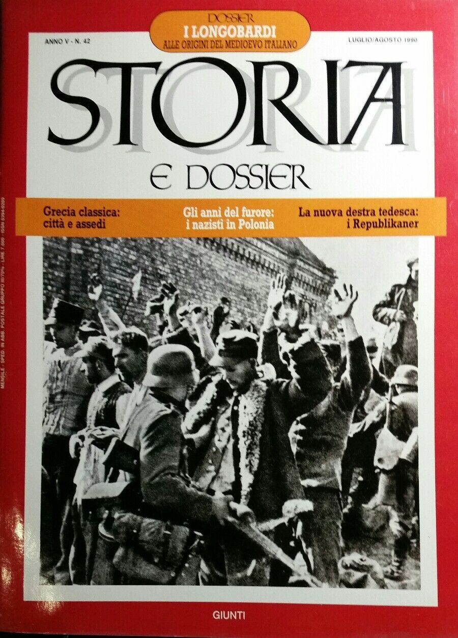 STORIA E DOSSIER N.42 LUGLIO AGOSTO 1990