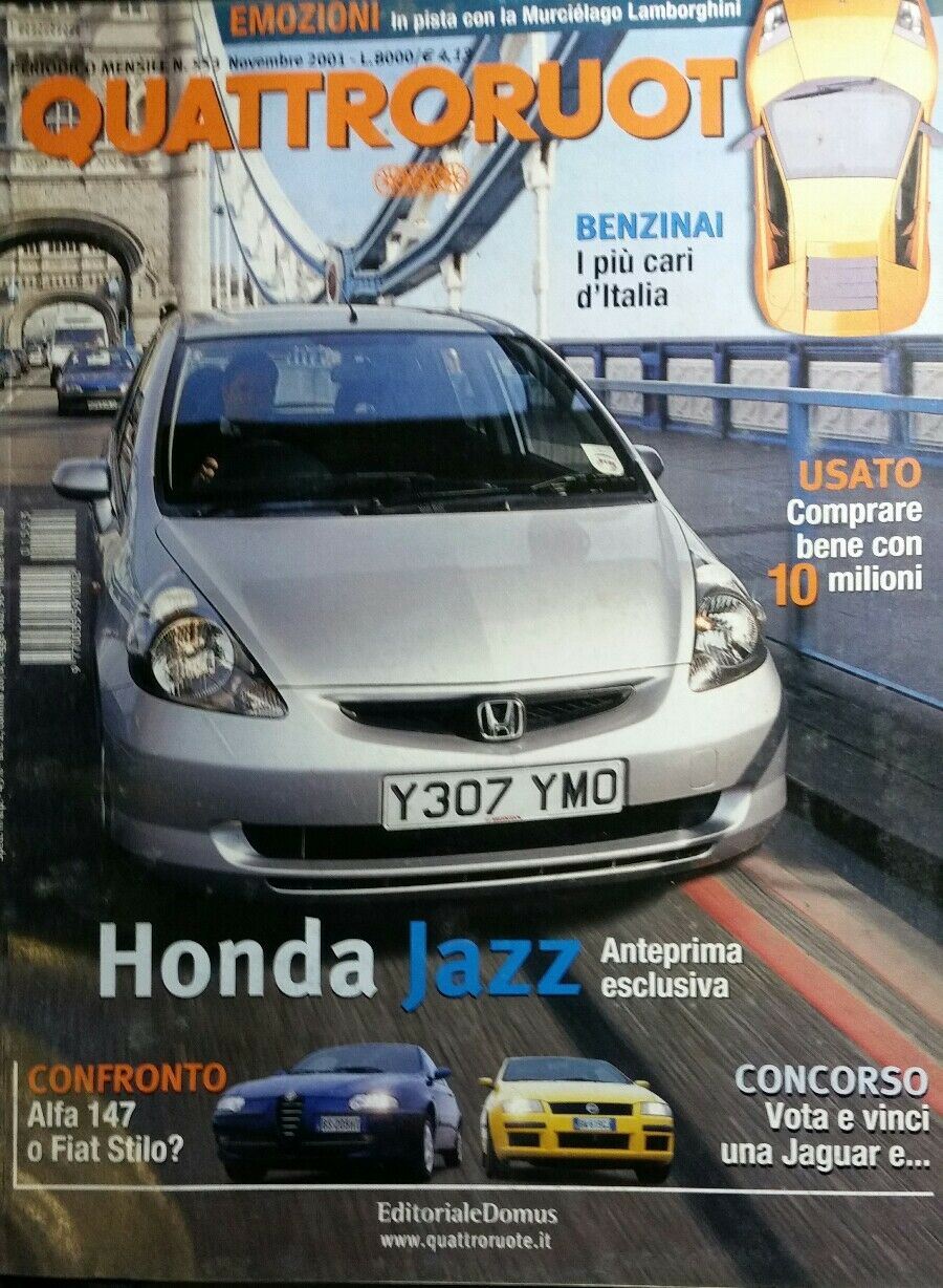 QUATTRORUOTE N.553 NOVEMBRE 2001