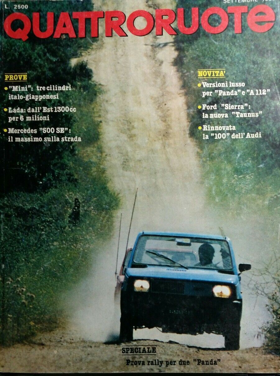 QUATTRORUOTE N.323 SETTEMBRE 1982