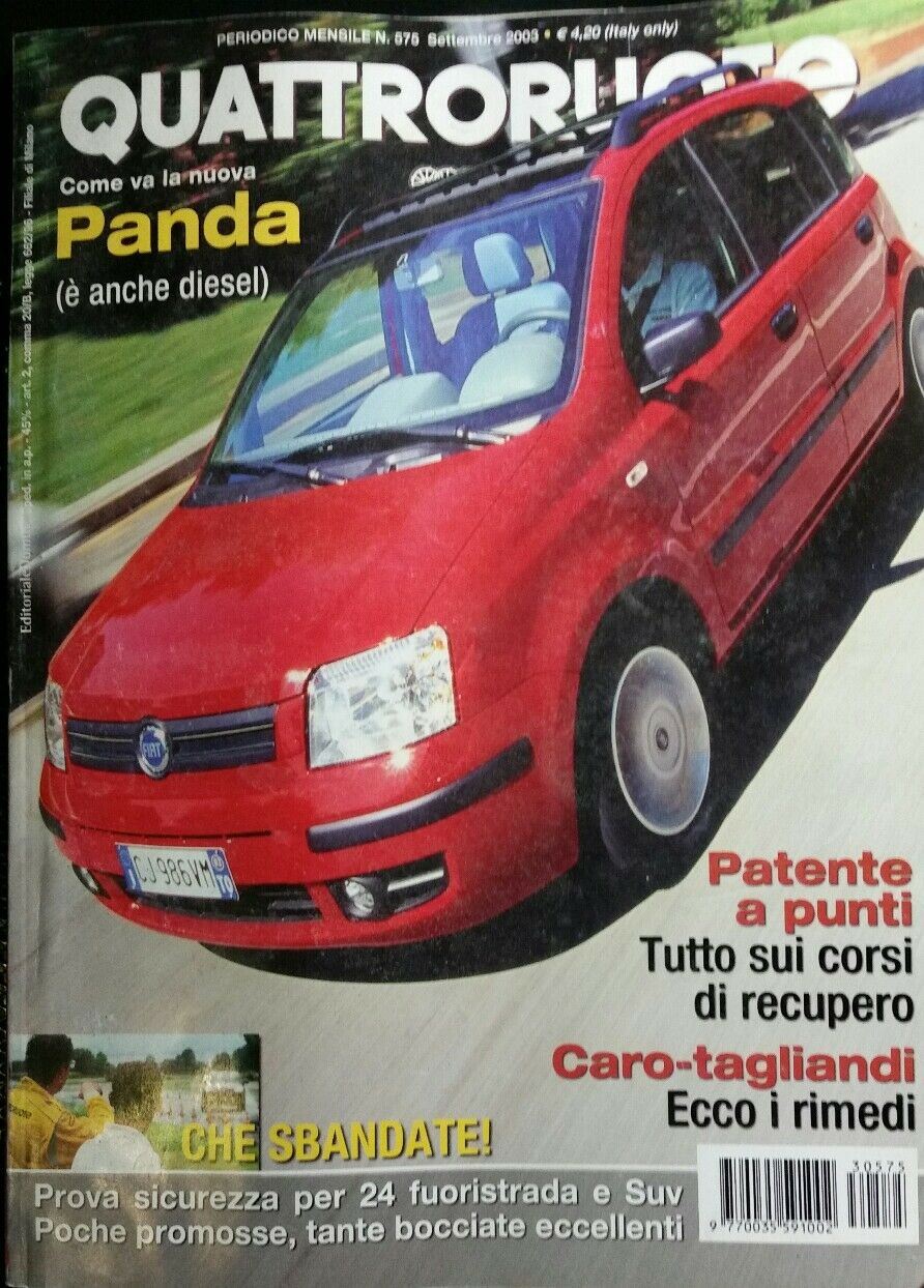 QUATTRORUOTE N.575 SETTEMBRE 2003