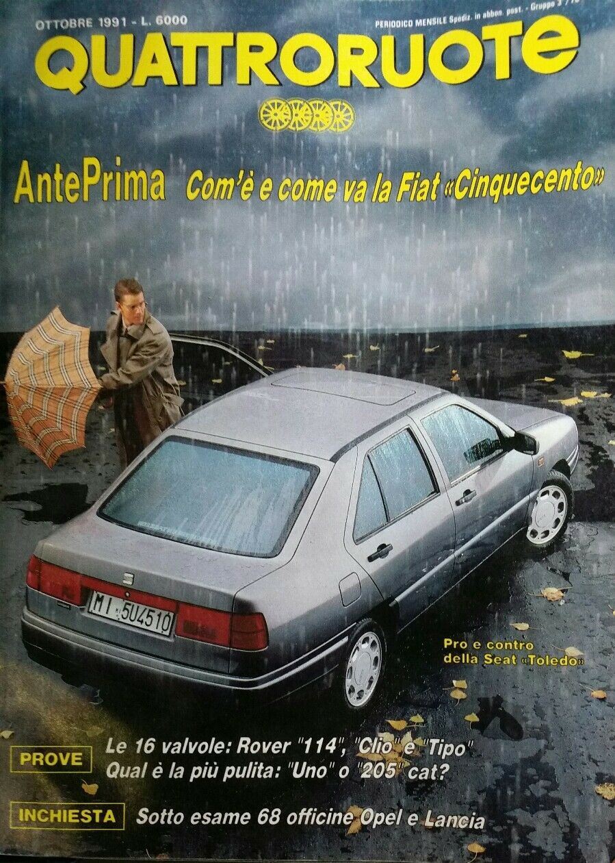 QUATTRORUOTE N.432 OTTOBRE 1991