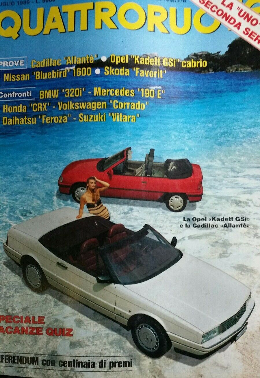 QUATTRORUOTE N.405 LUGLIO 1989