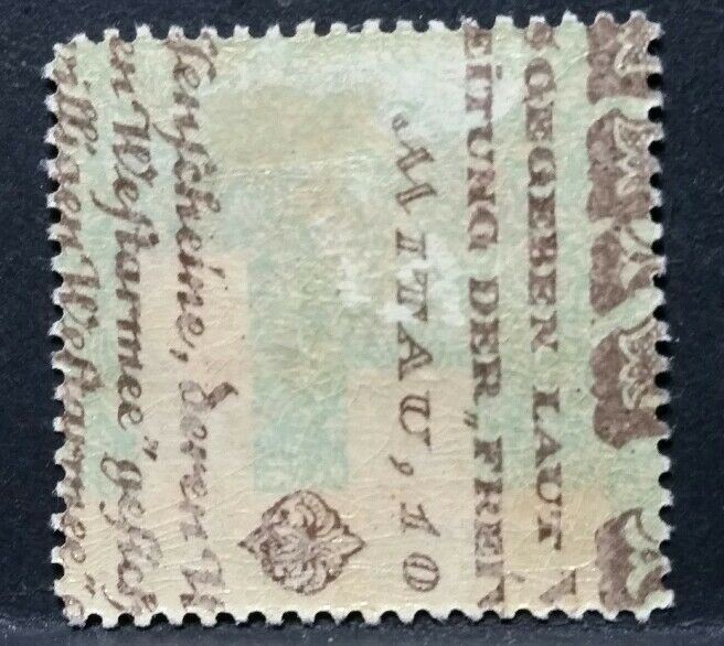 1920 LATVIJA LETTONIA CROCE ROSSA SU BANCONOTA MH* RF03