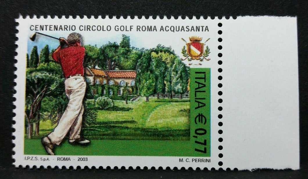 2003 ITALIA CIRCOLO GOLF ROMA ACQUASANTA MNH** RI