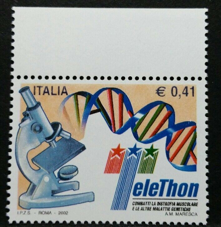 2002 ITALIA TELETHON MNH** RI