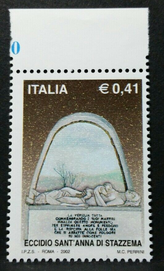 2002 ITALIA SANT'ANNA DI STAZZEMA MNH** RI