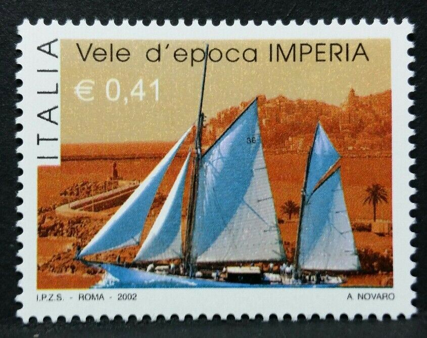 2002 ITALIA VELE D'EPOCA IMPERIA MNH** RI