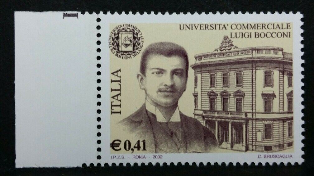 2002 ITALIA UNIVERSITÀ BOCCONI MNH** RI