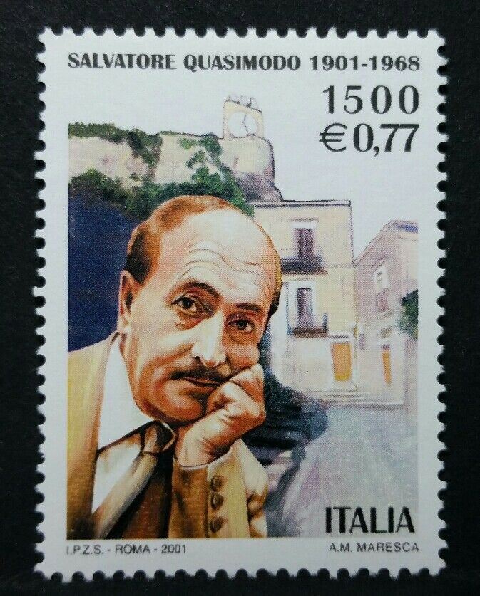 2001 ITALIA SALVATORE QUASIMODO MNH** RI