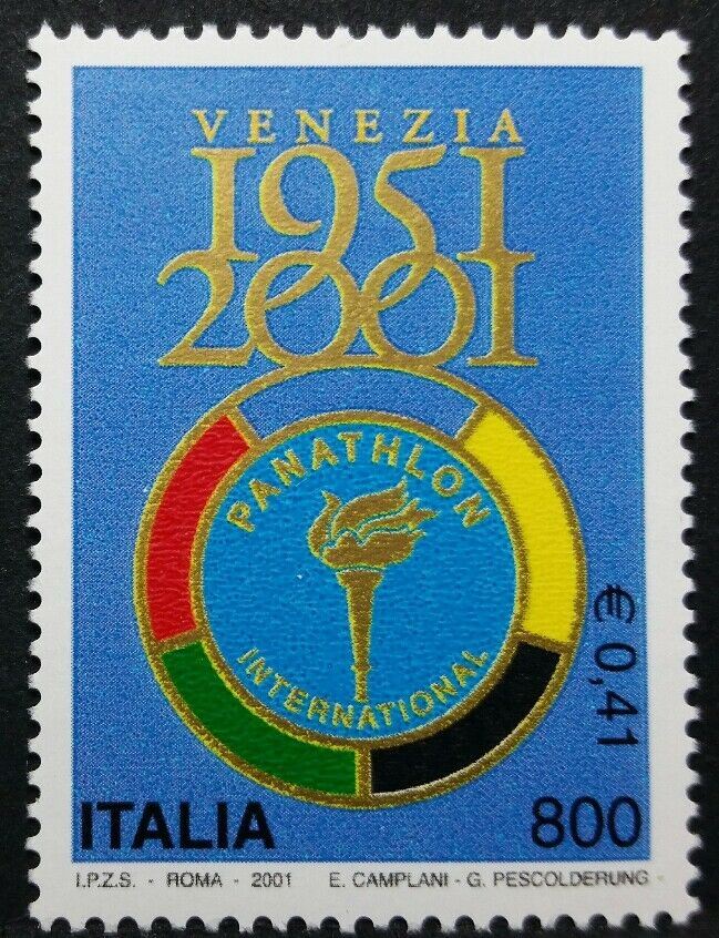 2001 ITALIA PANATHLON MNH** RI