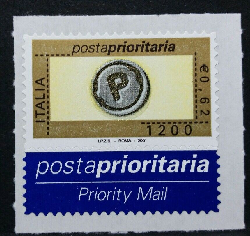 2001 ITALIA POSTA PRIORITARIA MNH** RI