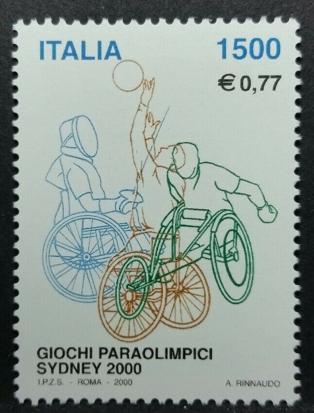 2000 ITALIA GIOCHI PARAOLIMPICI MNH** RI