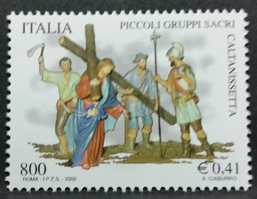 2000 ITALIA PICCOLI GRUPPI SACRI CALTANISSETTA MNH** RI