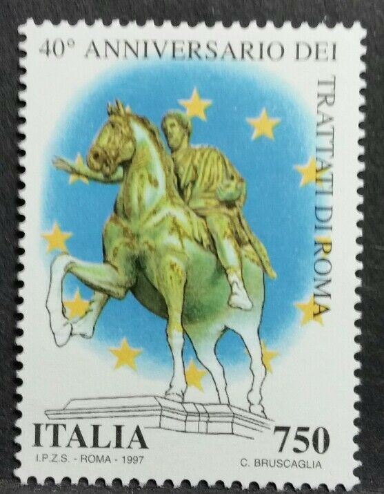 1997 ITALIA 40' ANNIVERSARIO TRATTATI DI ROMA MNH** RI