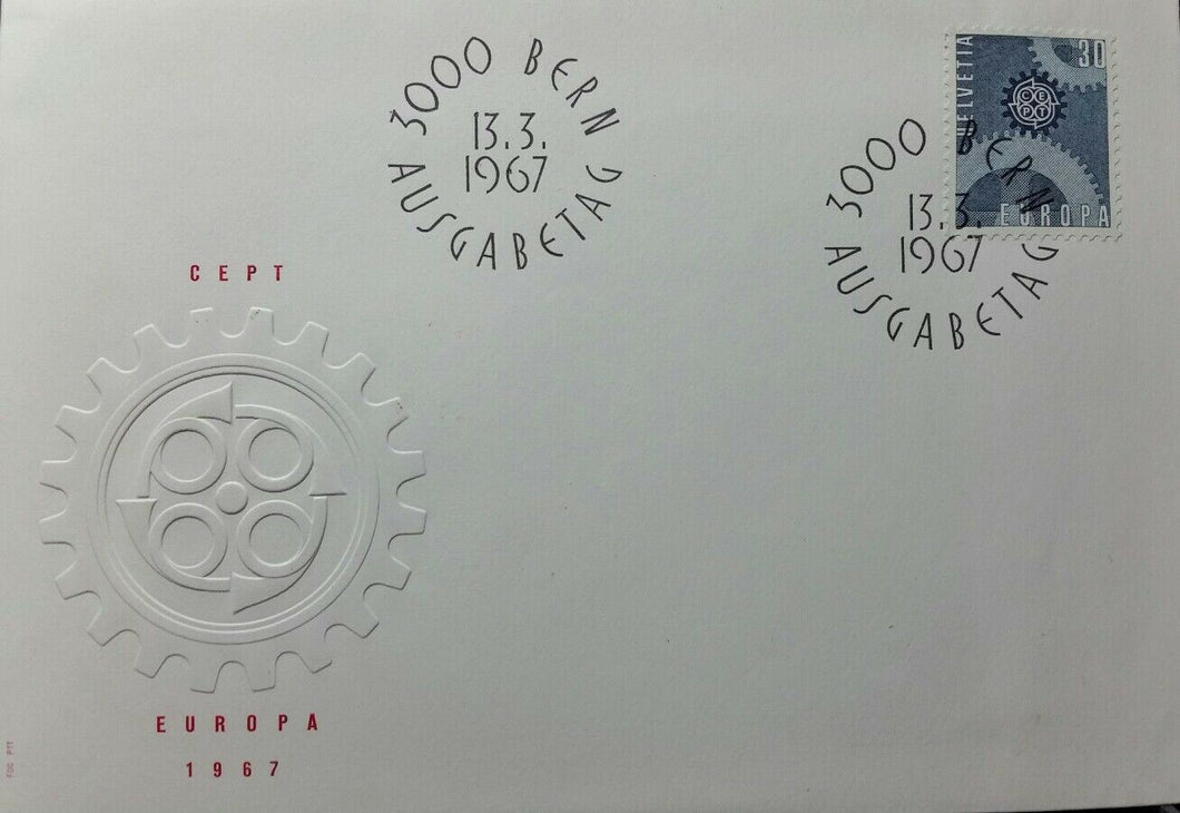 SVIZZERA 1967 FDC Europa CEPT